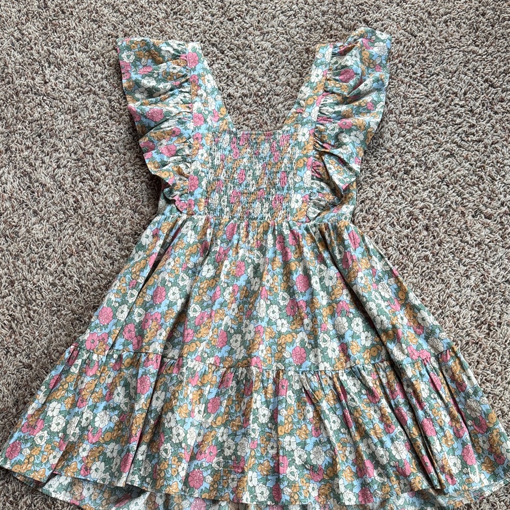 Entro Floral Dress with Ruffles - Picture 4 of 4